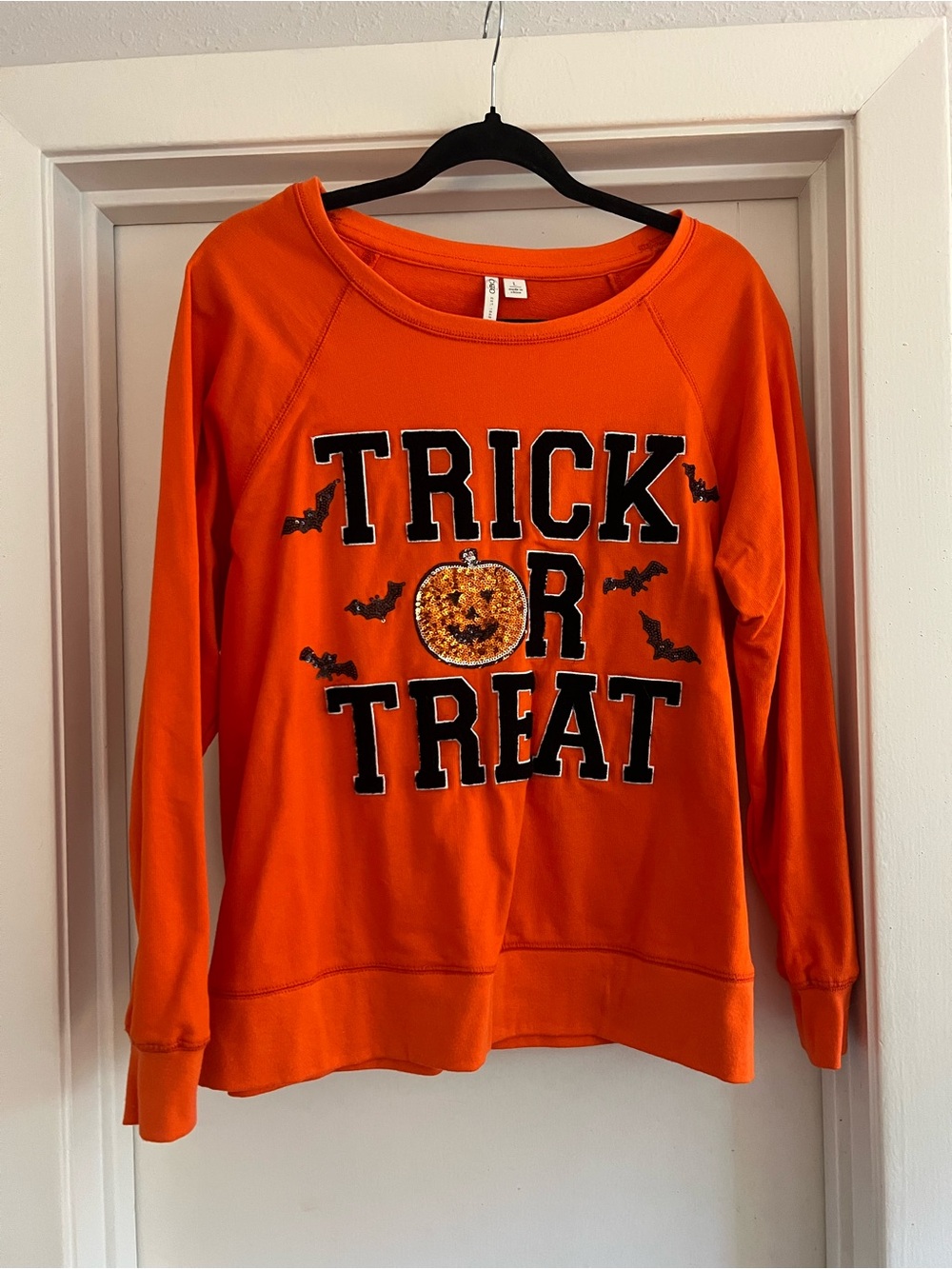 Cato Orange Halloween "Trick or Treat" Crewneck Sweatshirt